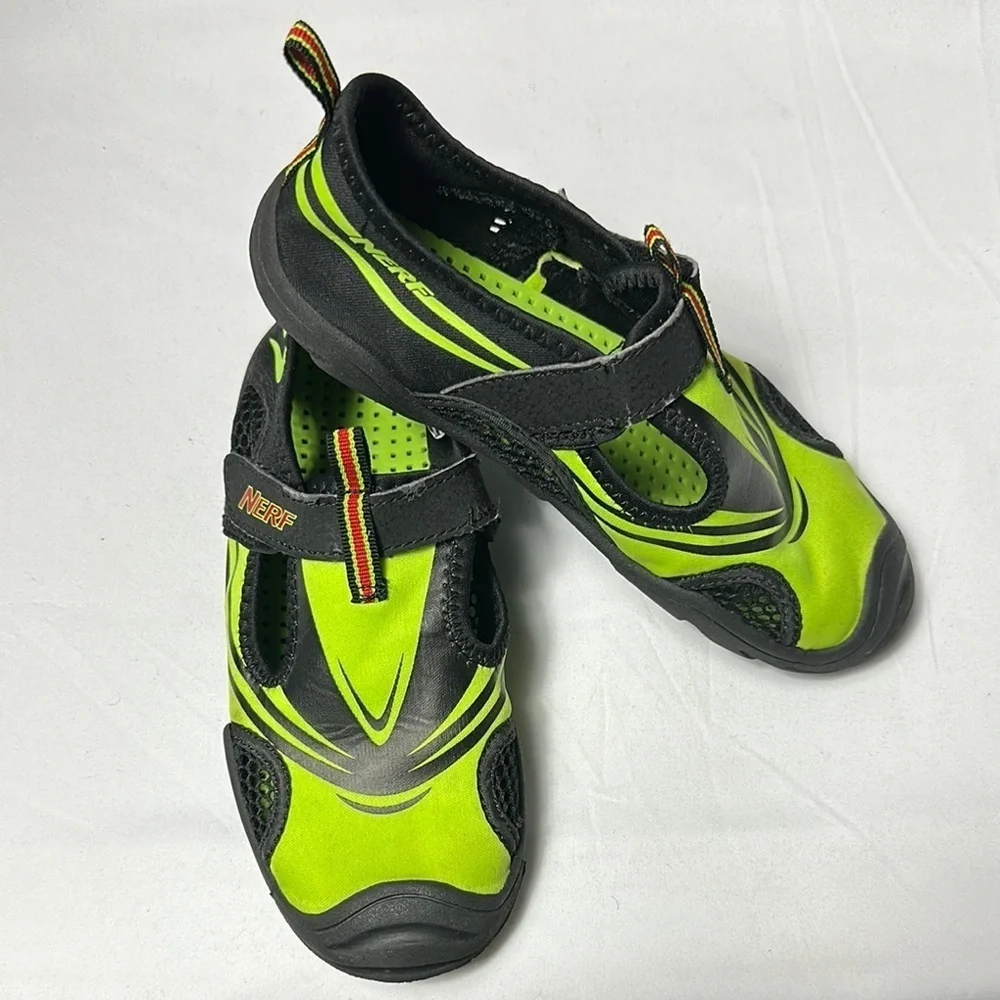 Nerf Green and Black Kids Water Adventure Shoes